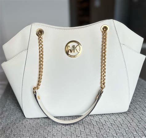 bolsa michael kors branca|michael kors handbags.